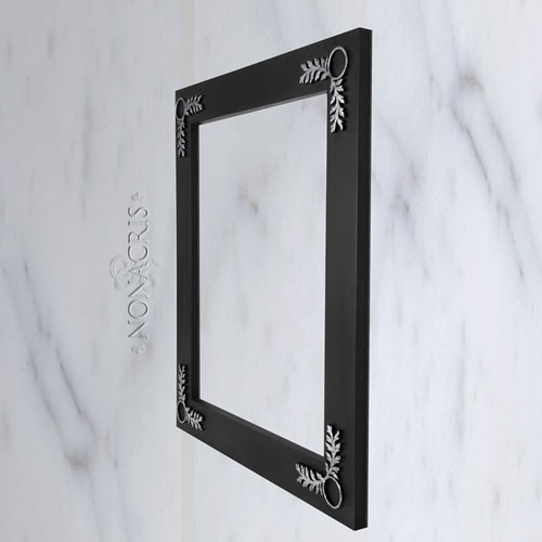 Floral01 BS (Black and Silver)