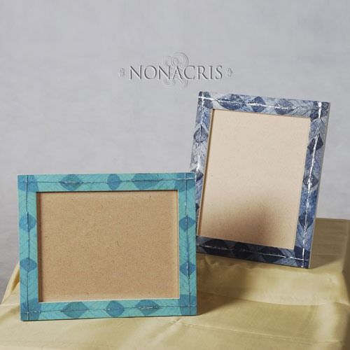 Leaves NBS and TGS (Navy Blue Silver and Turquoise Green Silver)